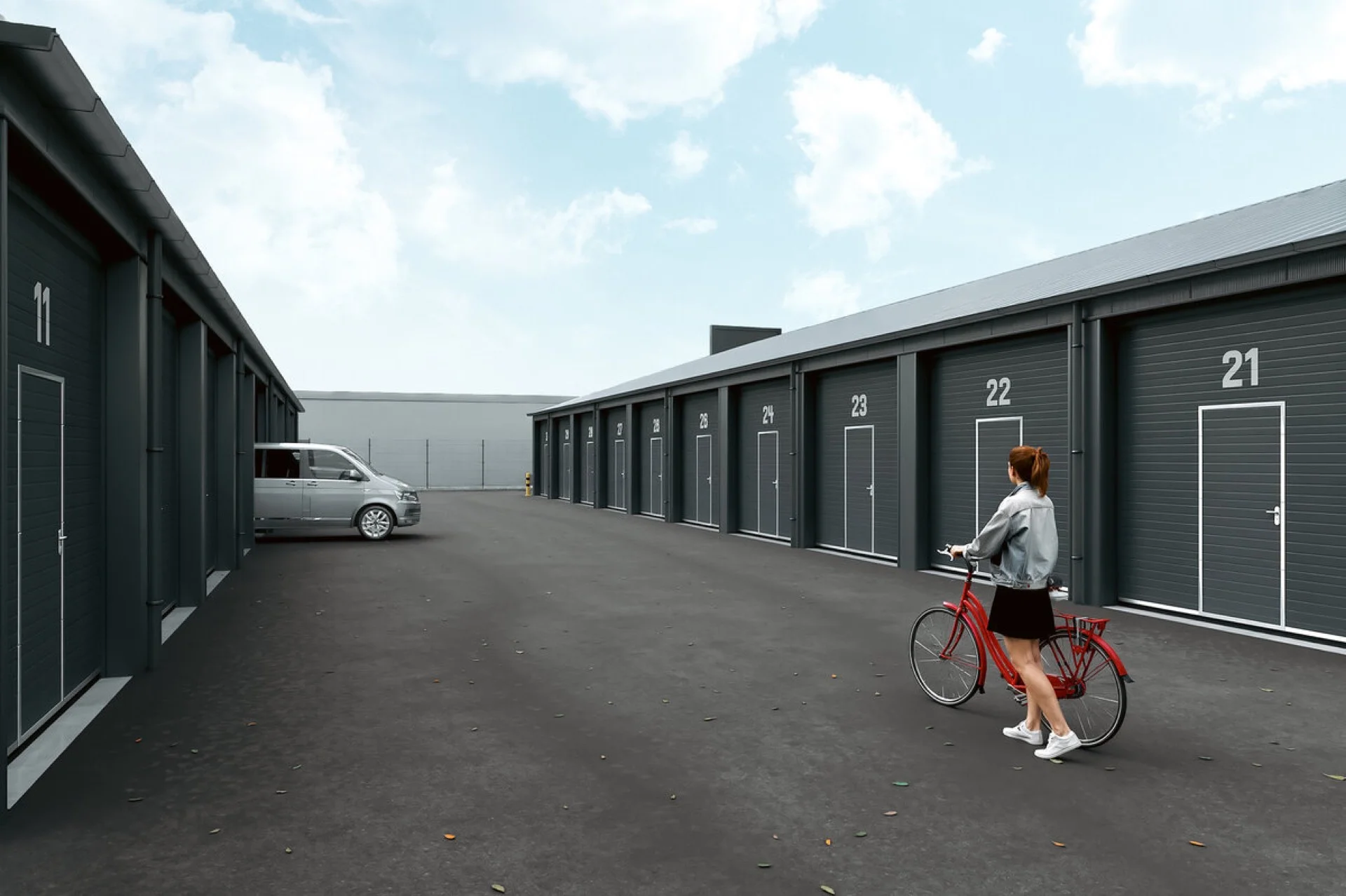 Beveiligde garagebox met VvE en stroom - Veiligheid en Toegang